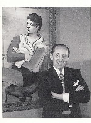 z74 Vladamir Horowitz In His House With Picasso Painting Postcard