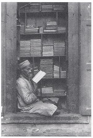 Rudolf Lehnert Indian Old Bookcase 1920s Un Lecteur Le Care Photo Postcard