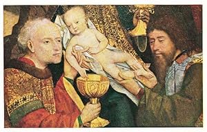 The Adoration Of The Kings Liesborn Rare London Gallery Art Painting Postcard
