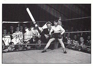 Lancashire Boxing WW2 Pavillion Fair Tent News Art Photo Postcard