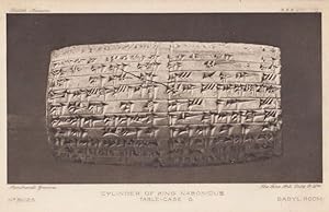 Cylinder Of King Nabonidus Neo Babylonian Antique Postcard
