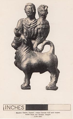 Roman Centaur Type Mythological Beast in Dorset Castle Postcard
