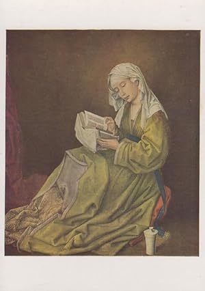 Van Der Weyden The Magdalen Reading London National Gallery Painting Postcard