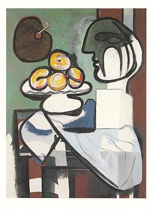 Pablo Picasso Still Life Bust Bowl & Palette 1932 Tate Gallery Painting Postcard