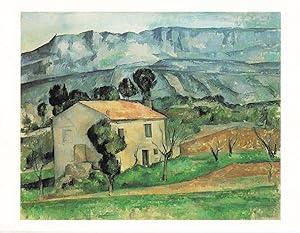 Paul Cezanne House In Provence Near Gardanne Art London Art Painting Postcard