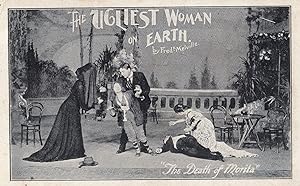 The Ugliest Woman On Earth Fred Melville Theatre Advertising Postcard