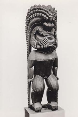 Kurailimoku Hawaii God Of War Antique Sculpture Mythology Real Photo Postcard