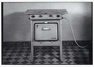 Eskimo Baulmes Switzerland 1930s Old Kitchen Gas Oven Cooker Art Photo Postcard