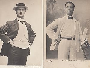 Hayden Coffin Actor incl Military Costume 5x Antique Postcard s