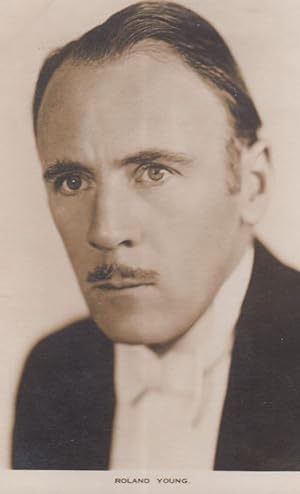 Roland Young Film Weekly Series Postcard Photo
