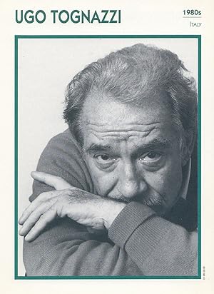 Ugo Tognazzi Astrology Italy Actor Rare Italian 8" x 5" Film Photo Card
