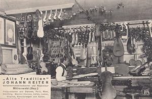 Johann Reiter Violin Maker German Antique Postcard