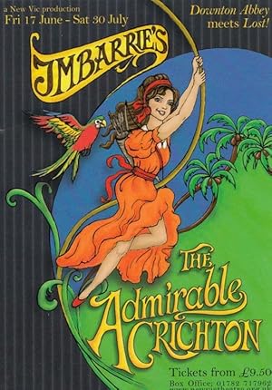 The Admirable Crichton Play New Vic Theatre Gala Poster Postcard Style Card