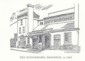 The Hippodrome Brighton Theatre David Nixen Magic Show Postcard