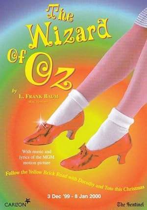 The Wizard Of Oz New Vic Theatre Gala Poster Postcard Style Card