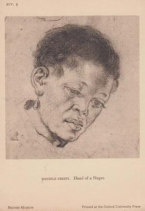 Daniele Crespi Head Of A Negro British Art Museum Rare Painting Postcard