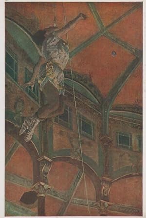 Edgar Degas Woman Adjusting Hat London University Art Gallery Painting Postcard