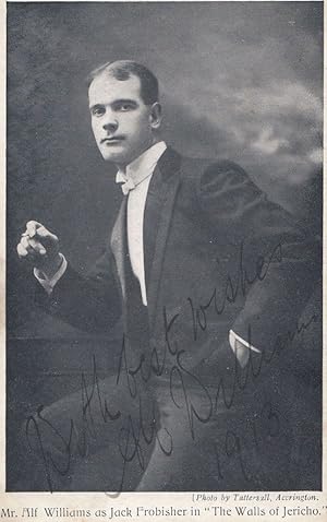 Alf Wiliams in The Walls Of Jericho Jack Frobisher Antique Hand Signed Postcard