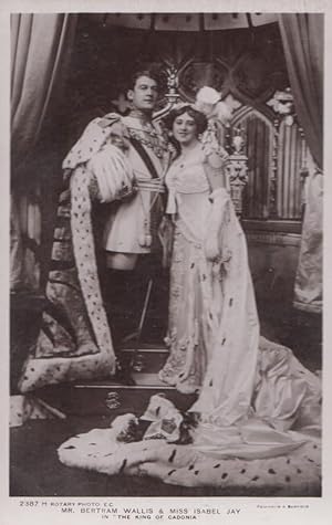 The King Of Cadonia Bertram Wallis Isabel Jay Play Real Photo RPC Postcard