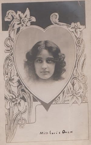 Miss Lucie Owen Edwardian Actress Postcard