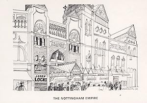 The Nottingham Empire Josef Locke Theatre Postcard