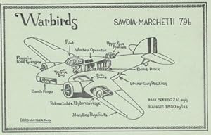 Savoia Marchetti 791 WW2 Military Bomber Plane Limited Edition Postcard