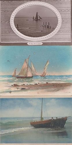 St Christopher Hovercraft Ramsgate Seaspeed 4x Postcard s