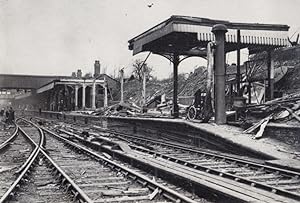 Coventry Railway Station Bomb Damage After WW2 Military Raid Disaster Postcard