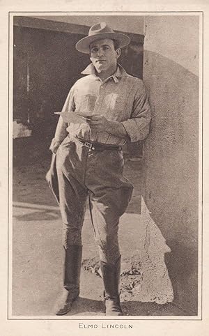 Neal Hart Silent Western Movie Actor & Director Antique Postcard