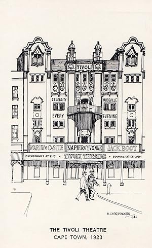 The Tivoli Theatre Cape Town South Africa in 1923 Postcard