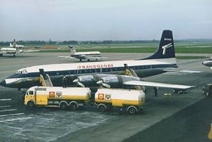 Transglobe Britannia G-Atle in 1966 Gatwick Airport Limited Edition 300 Postcard