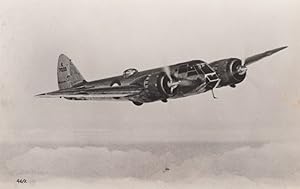 Bristol Blenheim Bomber Military Liverpool Real Photo Aircraft Plane Postcard