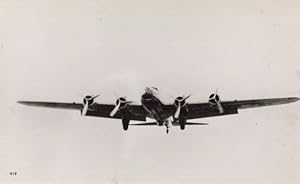 Unidentified WW2 Plane Military Liverpool War 17 Real Photo Aircraft Postcard
