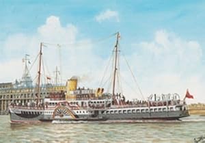 PS Royal Eagle Southend On Sea Museum Watercolour History Painting Postcard