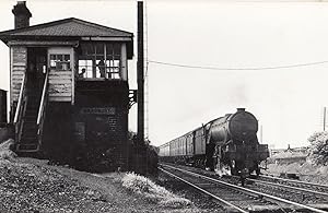 Bradbury Station Signal Box Durham Original Train Railway Old Photo