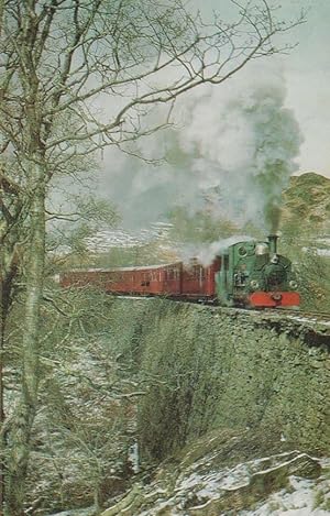 Earl Of Merioneth Festiniog Railway Leaving Portmadoc Train Postcard