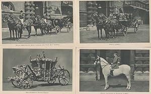Royal Outrider Royal Mews State Landau Buckingham Palace 4 Mint Royalty Postcard