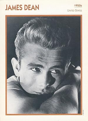 James Dean Astrology American Actor Rare Italian 8" x 5" Film Photo Card
