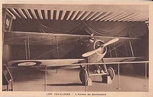Les Invalides Military Plane De Guynemer Antique French Aviation Flight Postcard
