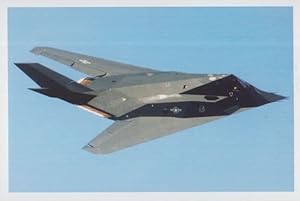 Lockheed F-117A Nighthawk Plane Aircraft Showing Off Angles Postcard