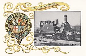 North London Railway Locomotive 88 Train Open Air Route Postcard