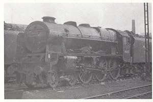46155 Lancer Train Royal Scot Class Longsight Sheds Manchester Station Postcard