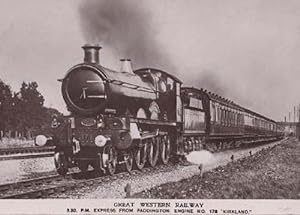 Perth Station Train Leaving For Carlisle Antique Train Real RPC Photo Postcard