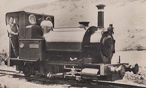 Train Staff Driver at Talyllyn Vintage Welsh Wales Railway Station Postcard
