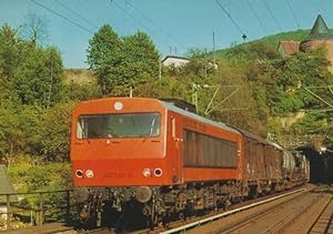 Diesel Streckenlokotive 202 003-0 Henschel Heidelberg Rail German Train Postcard