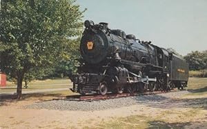 Long Island Railroad Train Locomotive 1970s Postcard