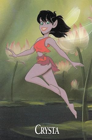 Crysta The Last Rainforest Fairy Musical Cartoon Postcard