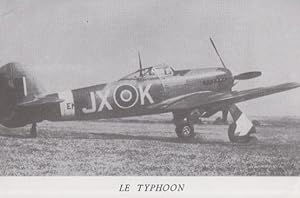 Le Typhoon Plane Battle Of Normandy Fundraising Appeal Thank You Postcard