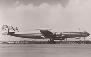 Lockheed L-1049G Constellation Super G Vintage Real Photo Postcard