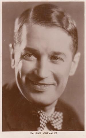Maurice Chevalier Vintage Real Photo Plain Back Postcard